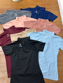 Blusa com zíper poliamida